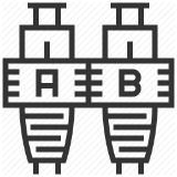 Optische Kabel fertiggestellt