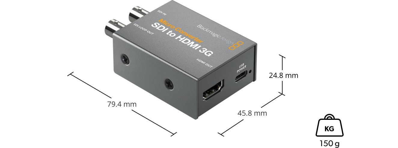 Blackmagic Design Micro Converter SDI to HDMI 3G wPSU (mit