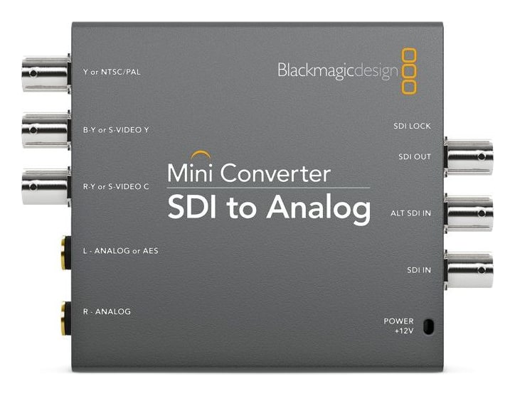 Mini Converter SDI to Analog – Komponenten, S-Video und Composite