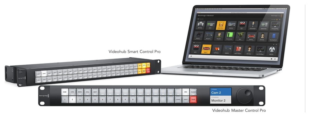 Blackmagic Videohub Smart Control Pro – Videohub und ST 2110