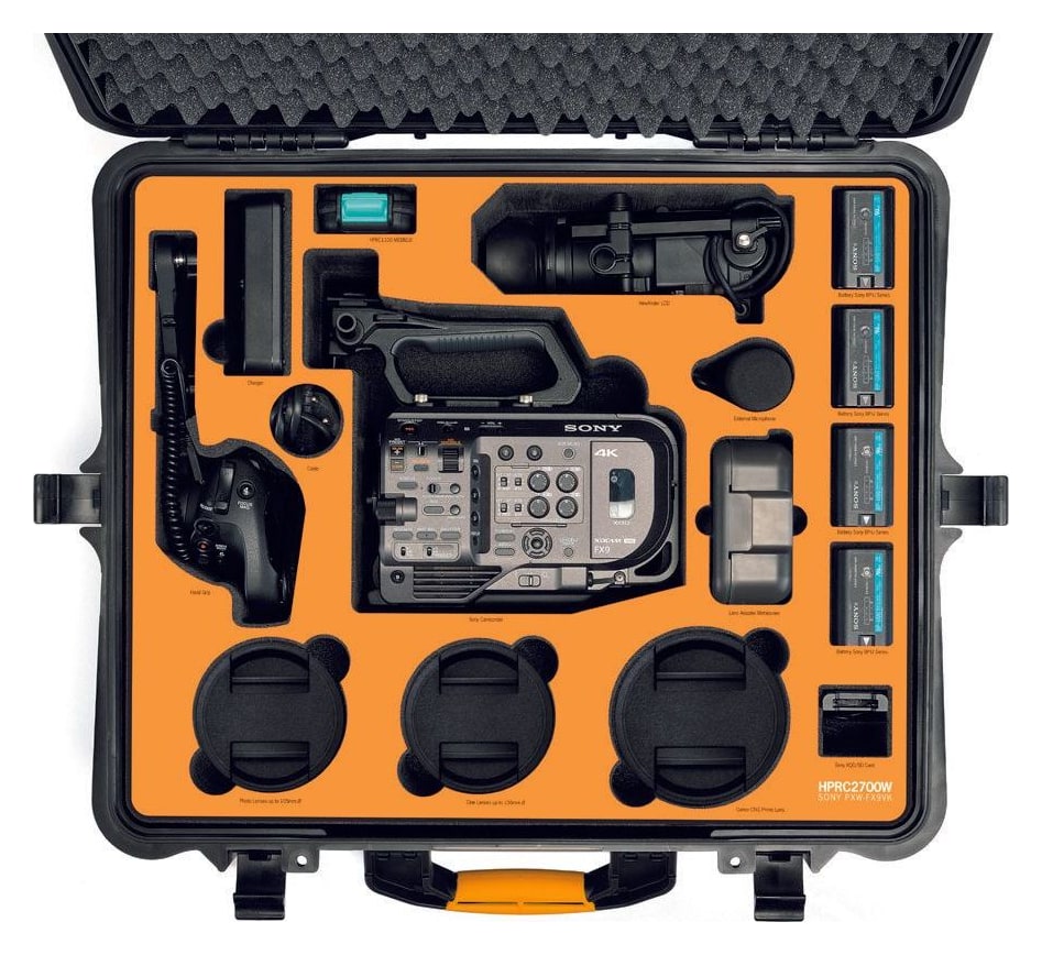 HPRC 2700W – Passgenaue Einlage für Sony PXW-FX9