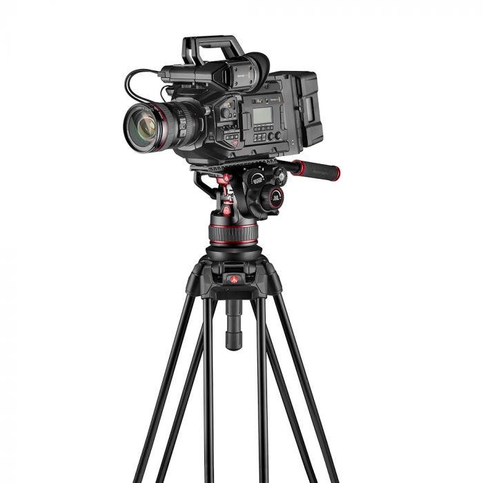 Manfrotto Nitrotech 608 + 645 Fast Twin Alu Tripod – detail