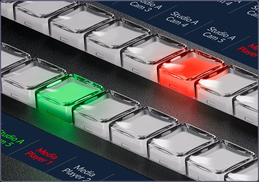 ATEM 2 M/E Advanced Panel 20 – Quellentasten mit LCD-Labels