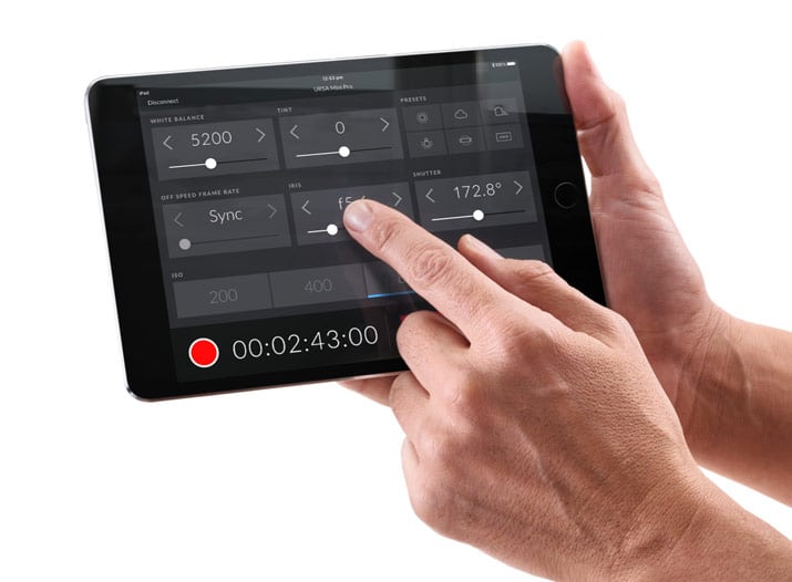 Blackmagic URSA Mini Pro 12K – Steuerung per Bluetooth