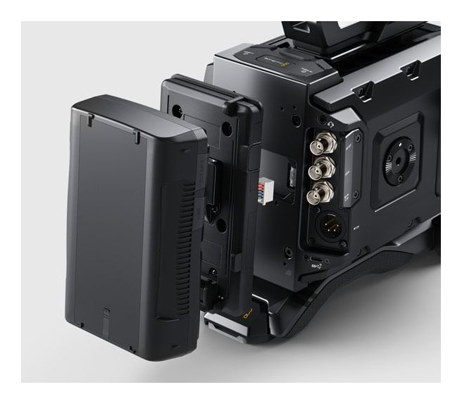 Blackmagic URSA Mini Pro 12K – Gängige Akkus und Stromversorgung