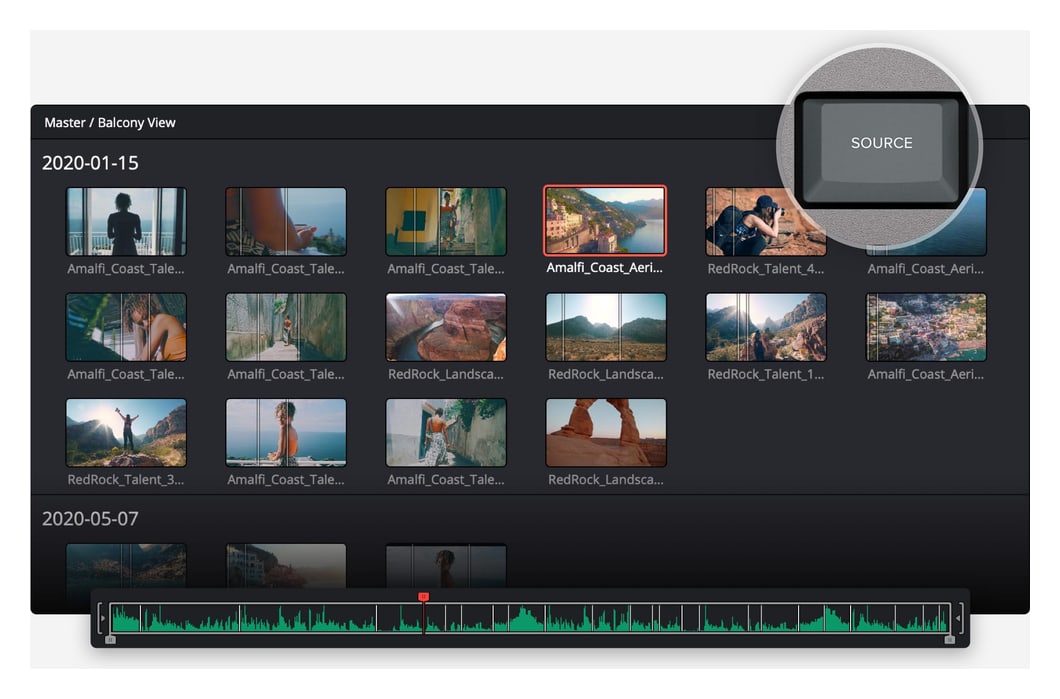 DaVinci Resolve Speed Editor – Quellband