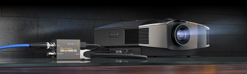 Micro Converter SDI to HDMI 3G – Fernseher oder Projektor als Broadcast-Monitor