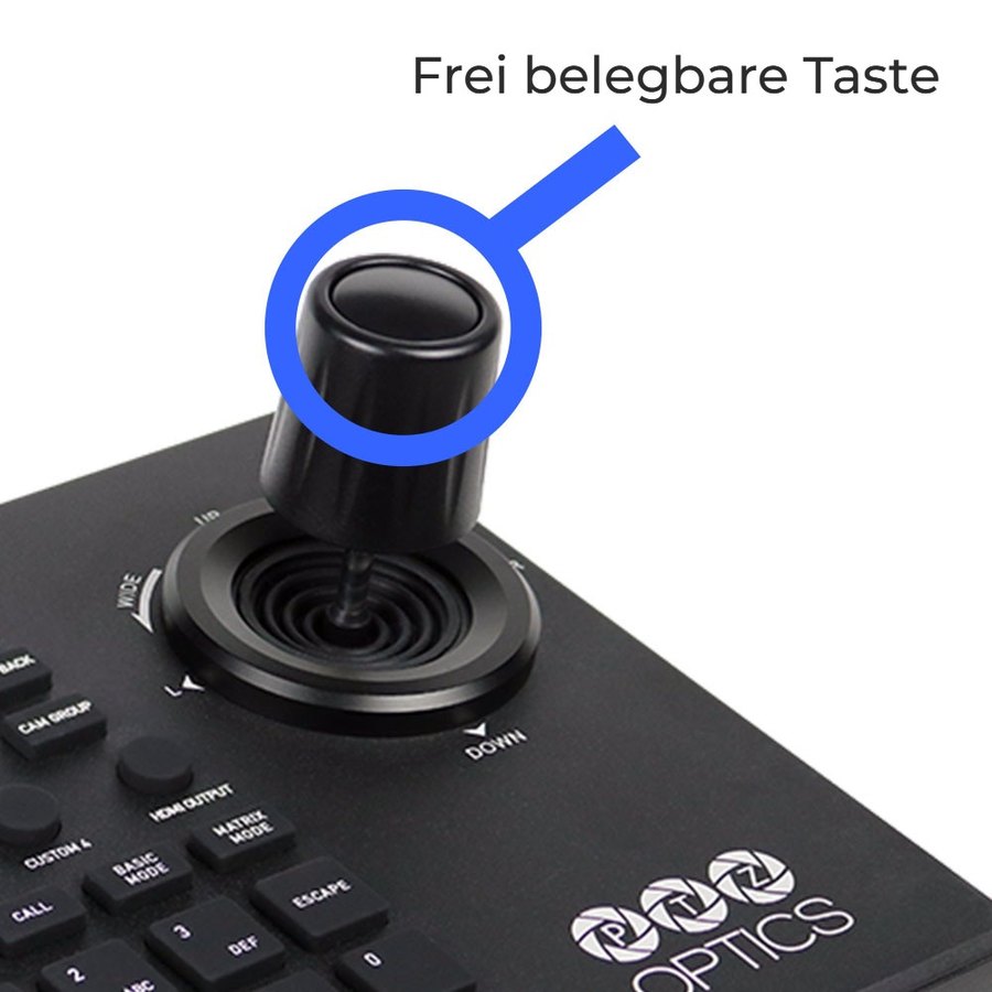 Frei belegbare Taste am Joystick