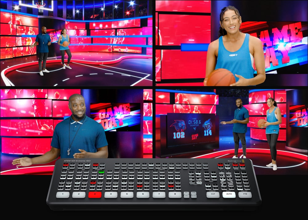 ATEM SDI Extreme ISO – Virtuelle Sets mit vier Keyern