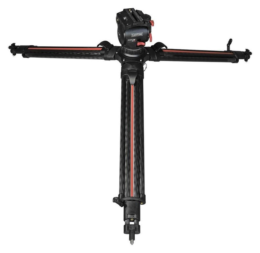 Cartoni Focus 10 SDS Carbon System – Tiefe Position