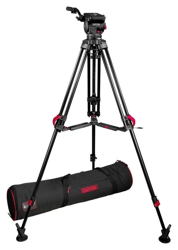 Cartoni Focus 12 Red Lock System MS