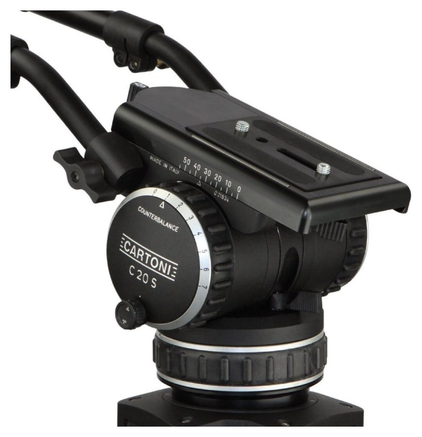 Cartoni C20S EFP ALU System GS – Fluidkopf C20S