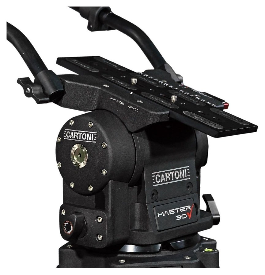 Cartoni Master 30 Studio 2-St CF System – Fluidkopf Master 30