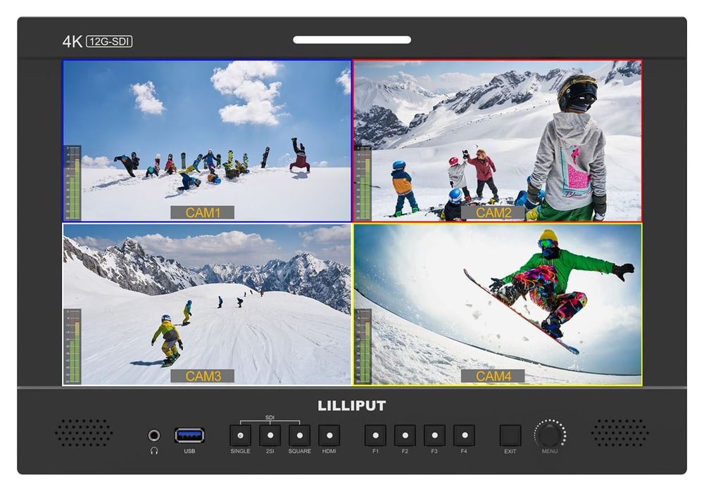 Lilliput Q13 – Messinstrumente für Kamera und Schnitt