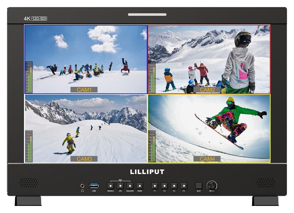 Lilliput Q18 – Messinstrumente für Kamera und Schnitt