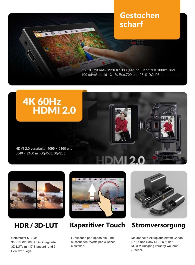 Lilliput T5U – Infografik 2