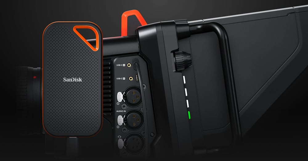 Blackmagic Design Studio Camera 4K Pro G2 – Blackmagic-RAW-Aufnahme auf USB-Laufwerke