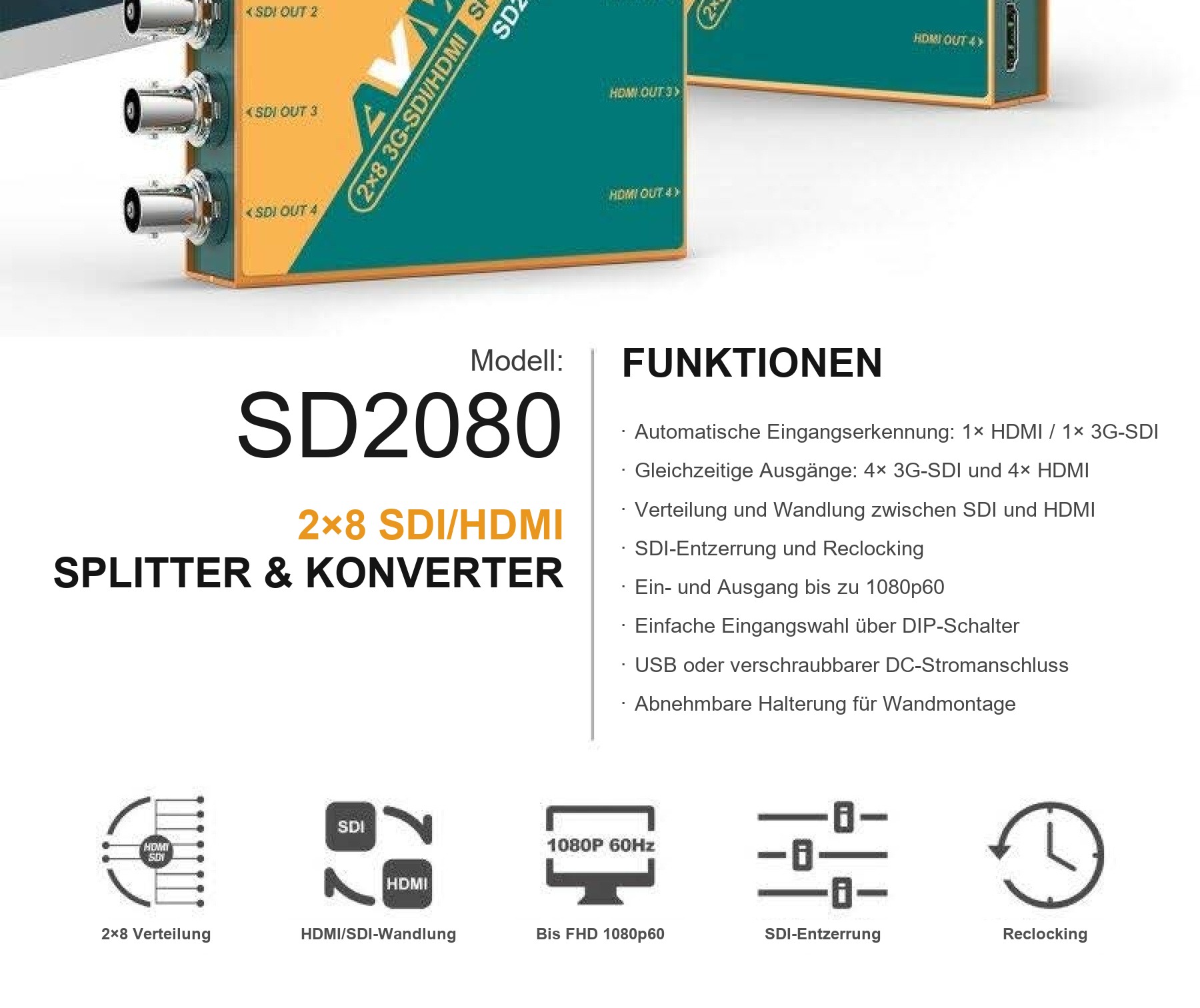 AVMATRIX SD2080 – Infografik