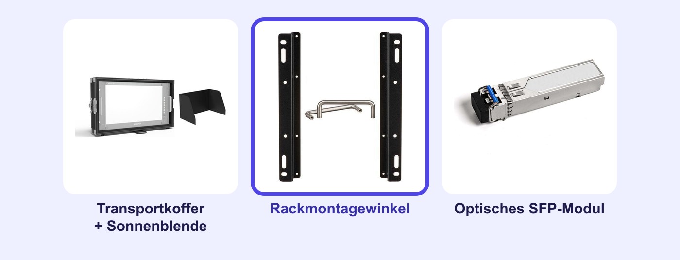 Optionales Zubehör für den Monitor Lilliput Q24