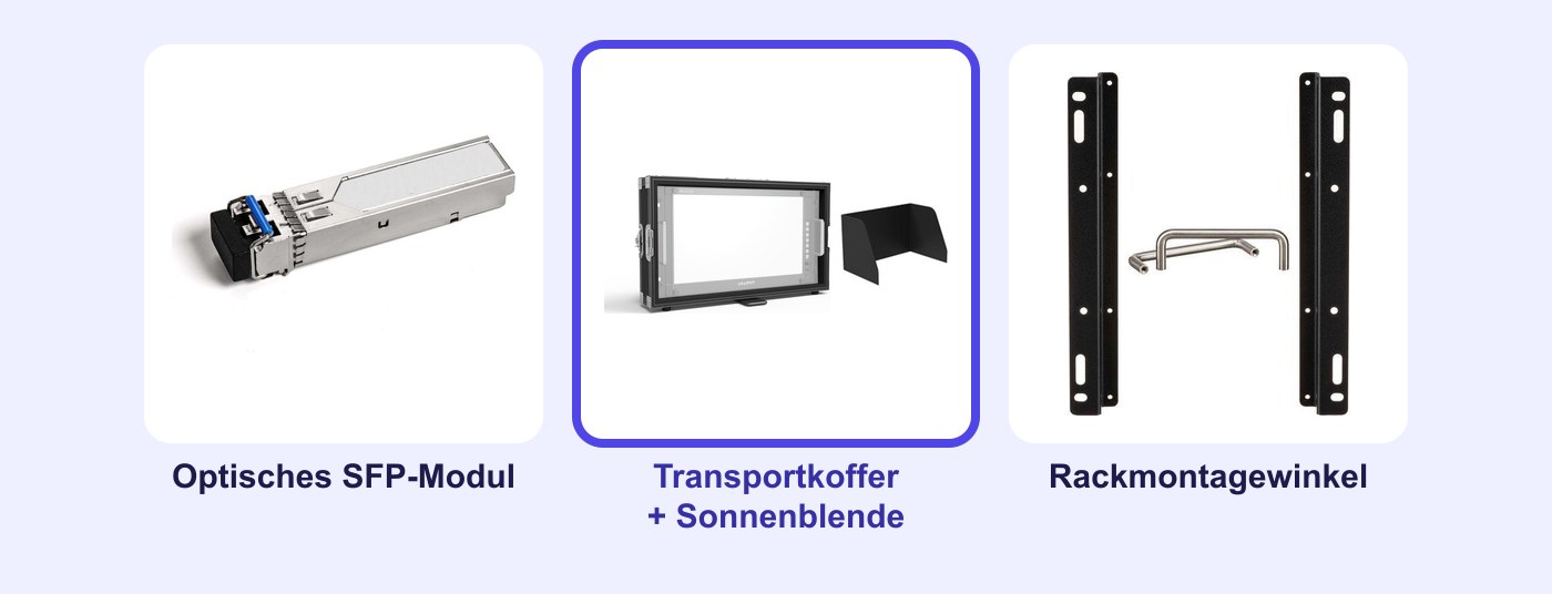 Optionales Zubehör für den Monitor Lilliput Q28