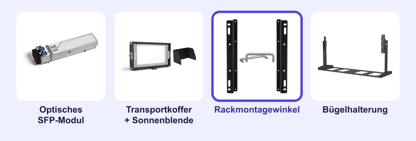 Optionales Zubehör für den Monitor Lilliput Q18