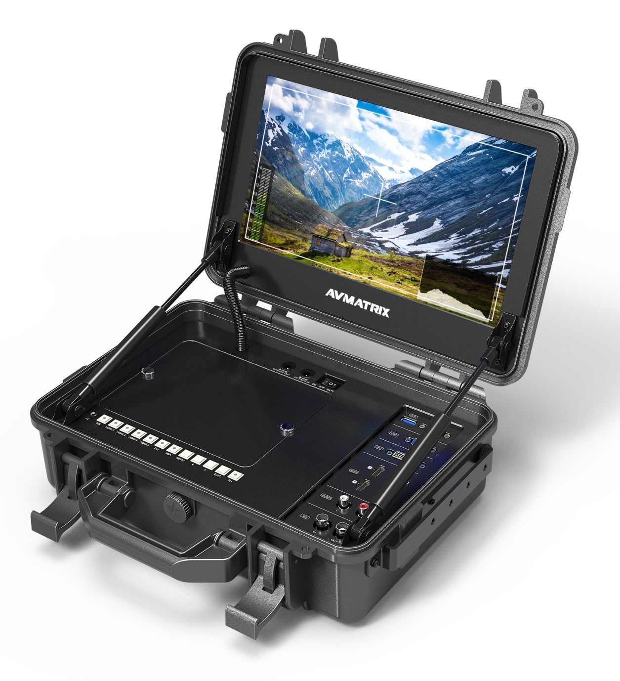 AVMATRIX PM1250 – Monitor im Koffer