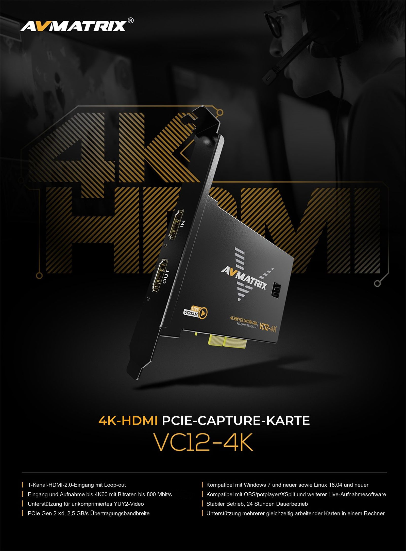 AVMATRIX VC12-4K – Infografik