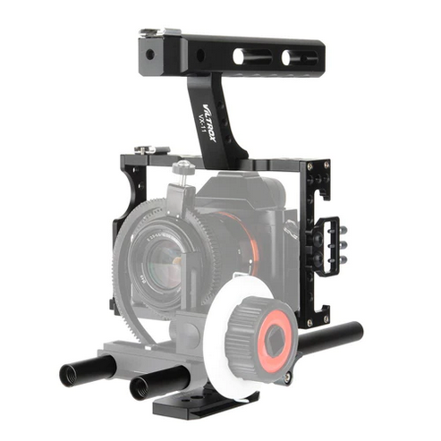 Kamerová klec Viltrox VX-11 s horní rukojetí a 15mm tyčemi