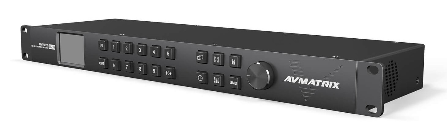 AVMATRIX MMV1630 – Frontpanel
