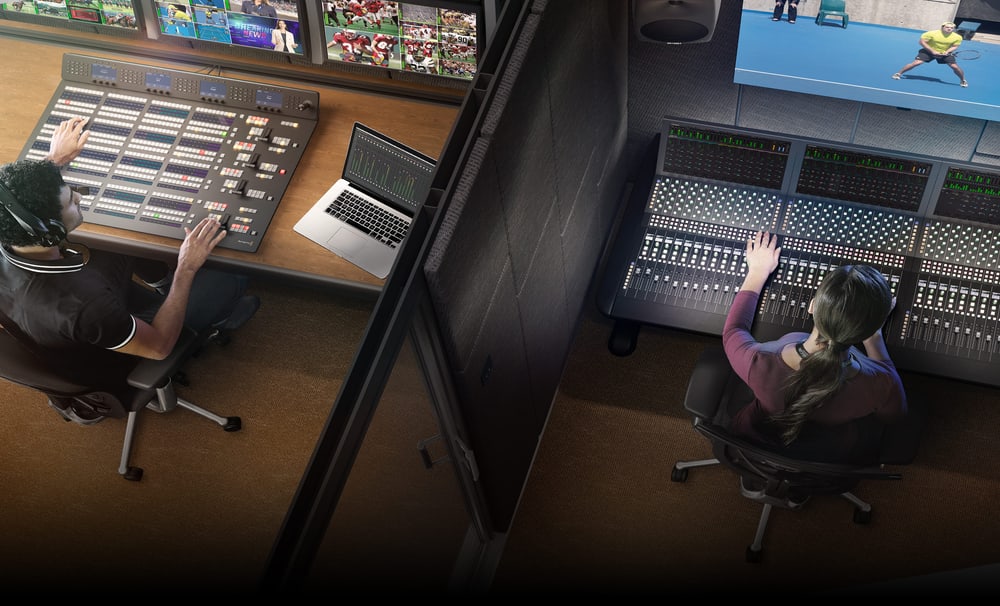 ATEM 4 M/E Constellation 4K – Fairlight-Audiomischer