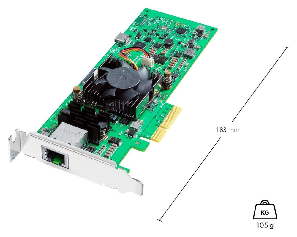 DeckLink IP HD – Low Profile und Abmessungen