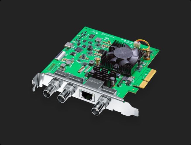 DeckLink IP/SDI HD – Zwei bidirektionale 3G-SDI-Anschlüsse