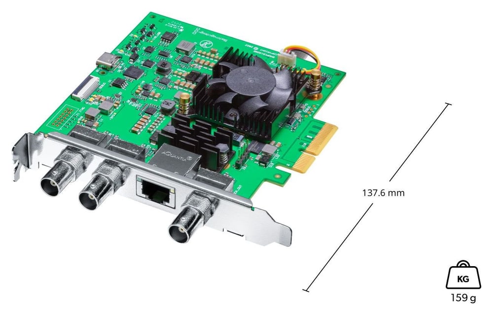 DeckLink IP/SDI HD – Abmessungen und Installation