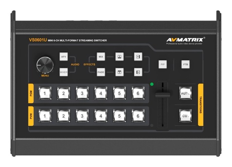 AVMATRIX VS0601U – Bedienfeld
