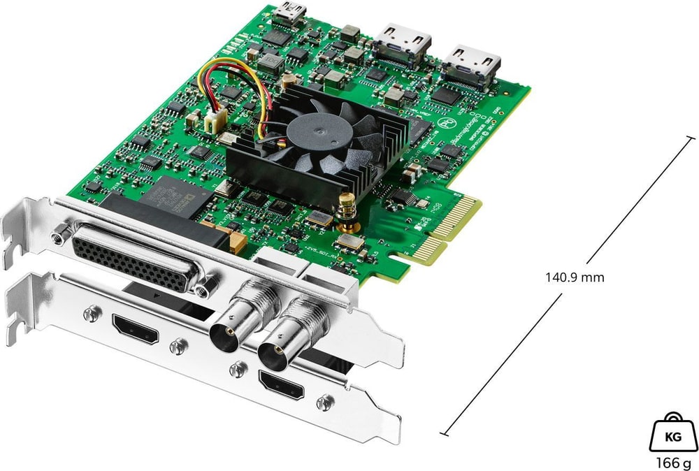 DeckLink Studio 4K – Abmessungen und Einbau