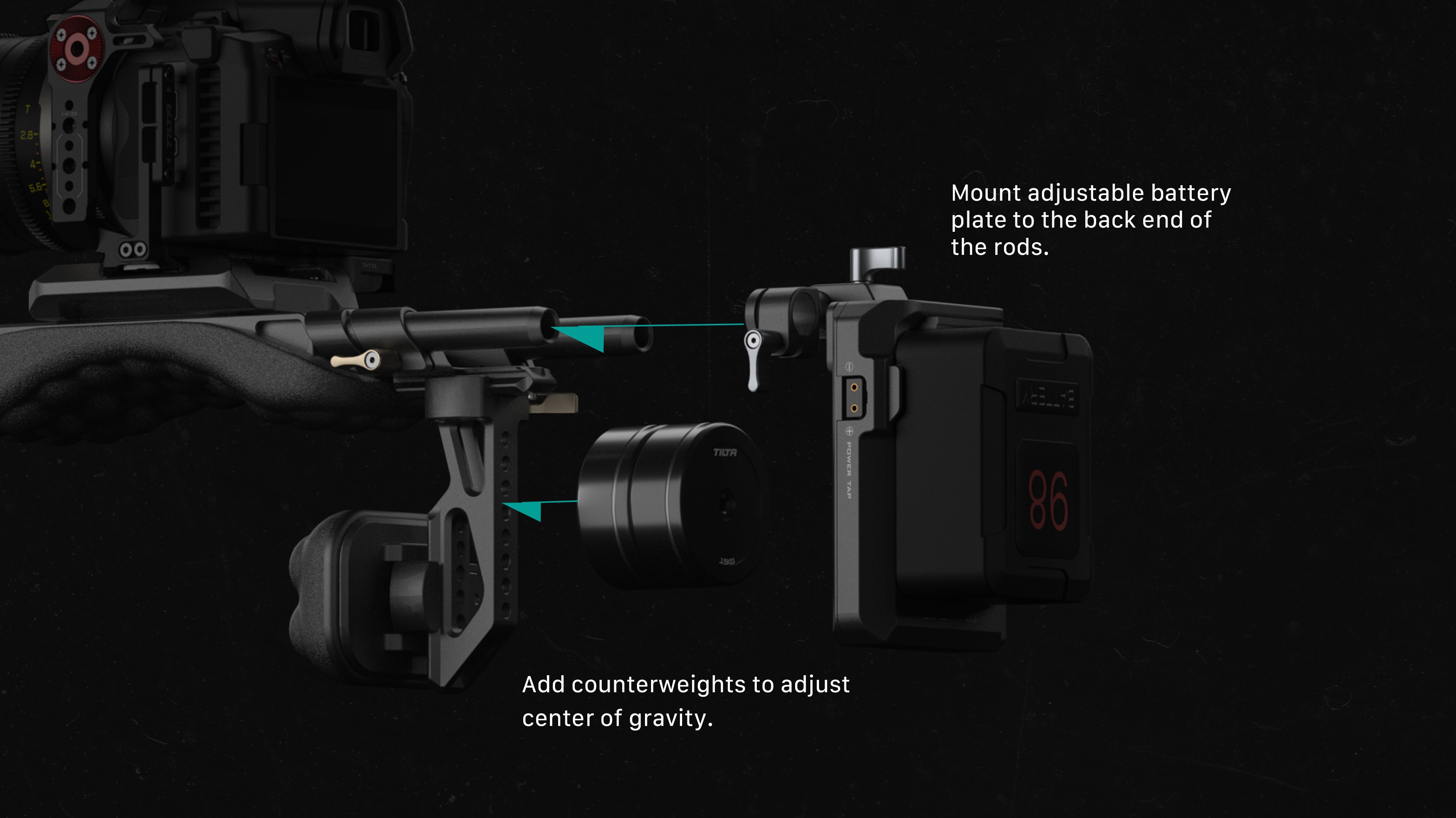 Tilta Lightweight Shoulder Rig - Black Tilta Lightweight Shoulder Rig - Black