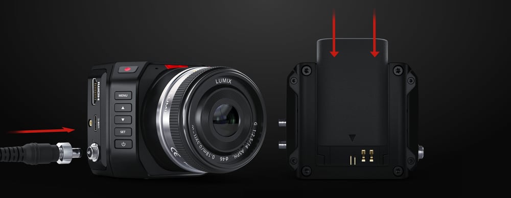Blackmagic Design Micro Studio Camera 4K G2 – Stromversorgung mit Reserve