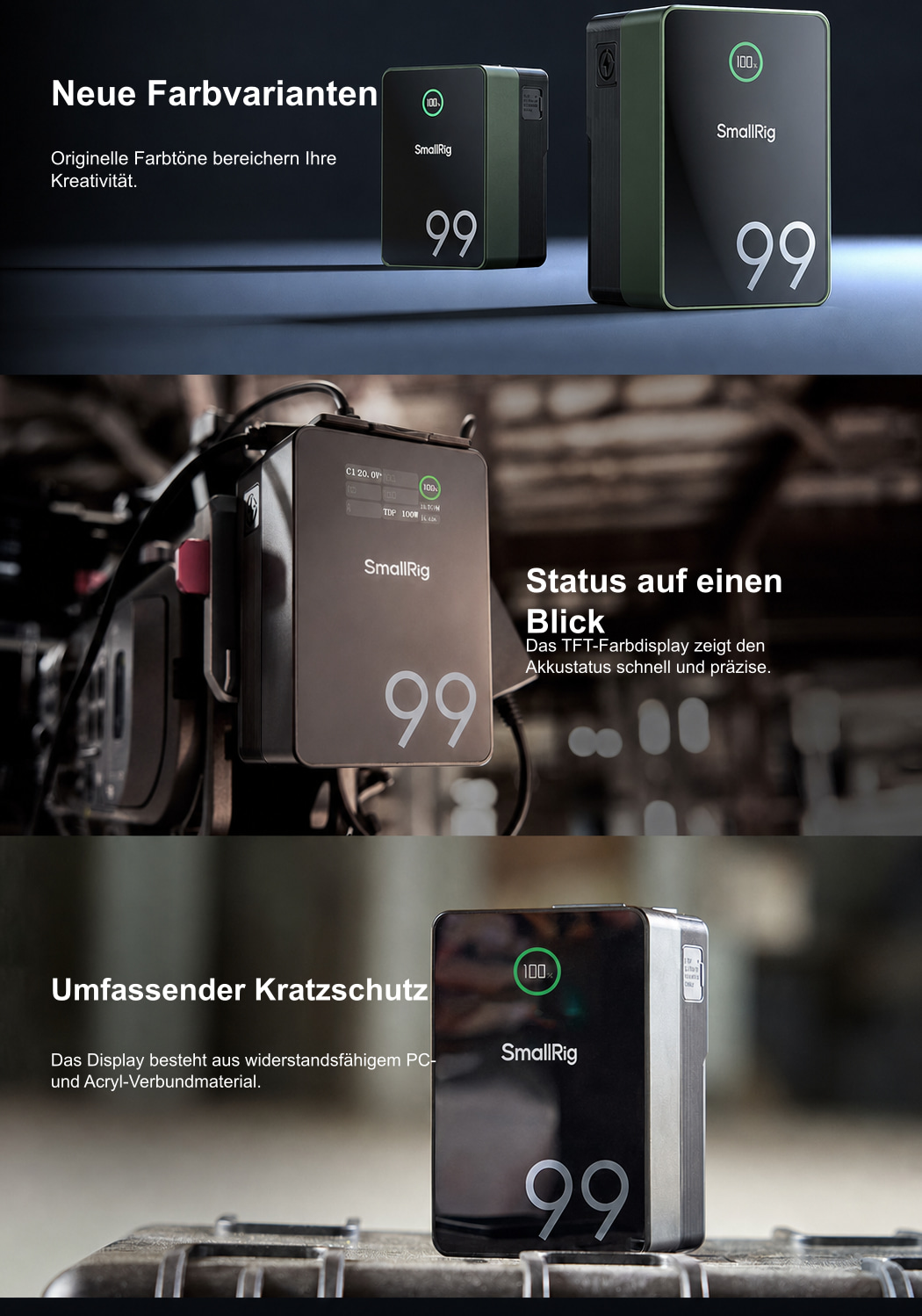 Übersetzte Produktinfografik SmallRig VB99 Pro 6/10