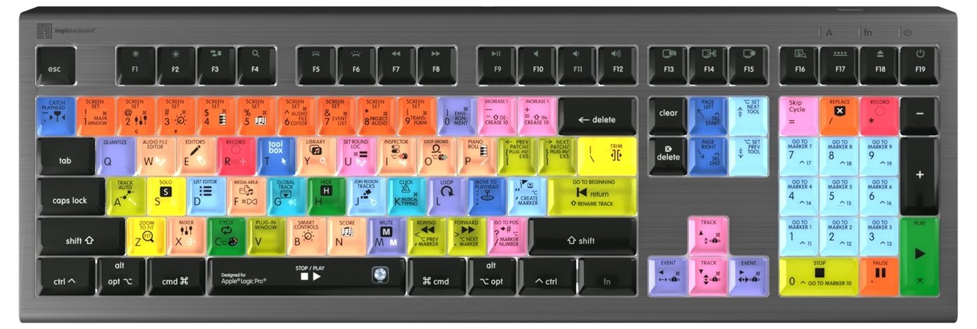 Kürzel-Layout für Apple Logic Pro