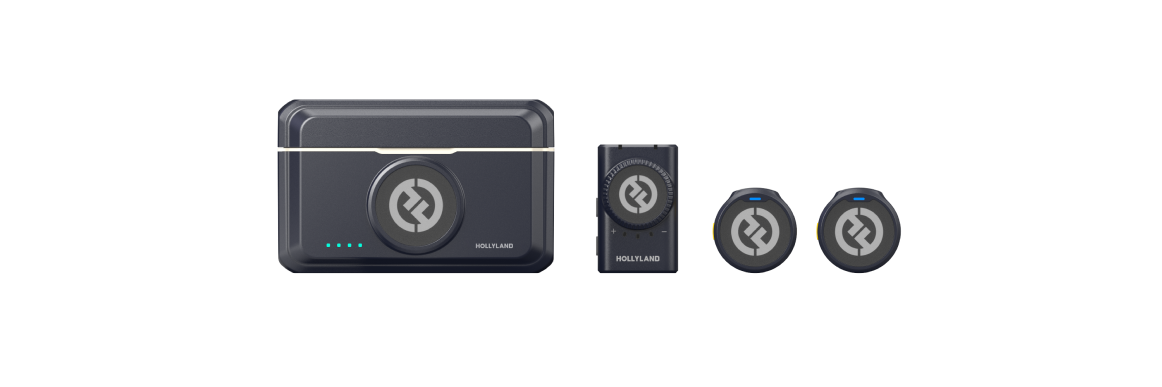 Hollyland LARK M2 Camera Duo Shine Charcoal