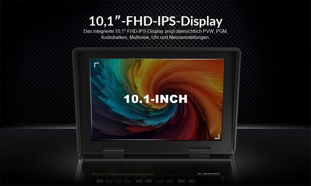 AVMATRIX Shark H4 Plus – Infografik