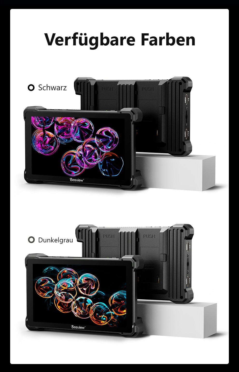 Desview R7III – Umfangreiche Hilfsfunktionen