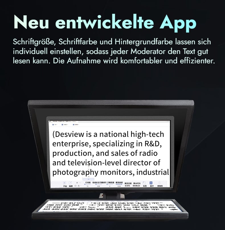 Neu entwickelte App