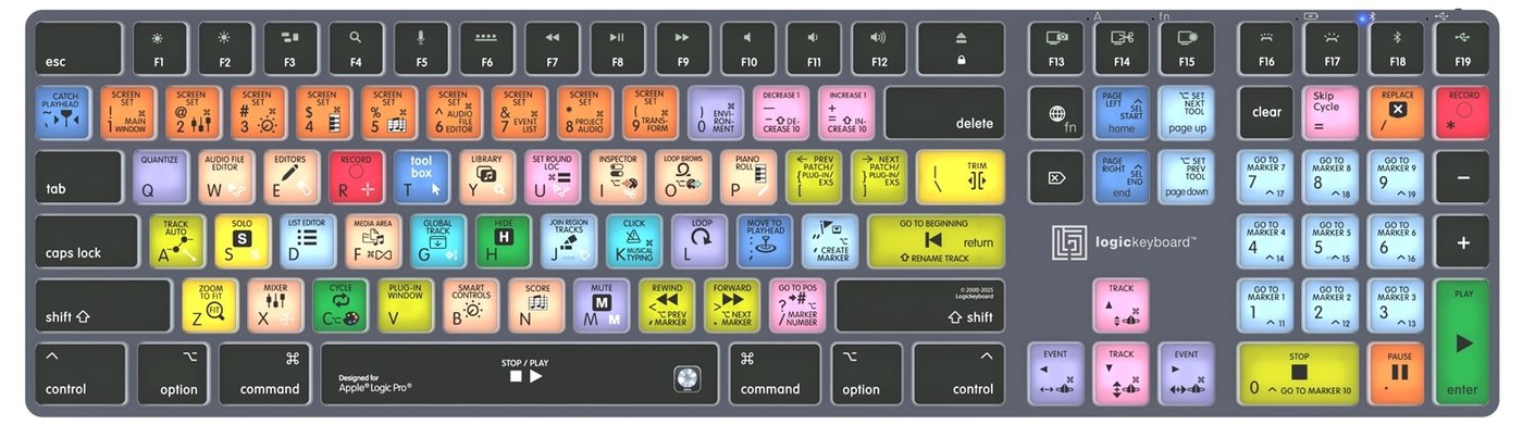 Kürzel-Layout für Apple Logic Pro