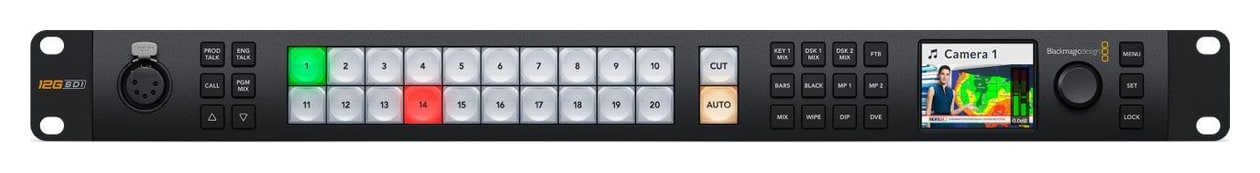 ATEM 2 M/E Constellation 4K – Bedienfeld direkt an der Front