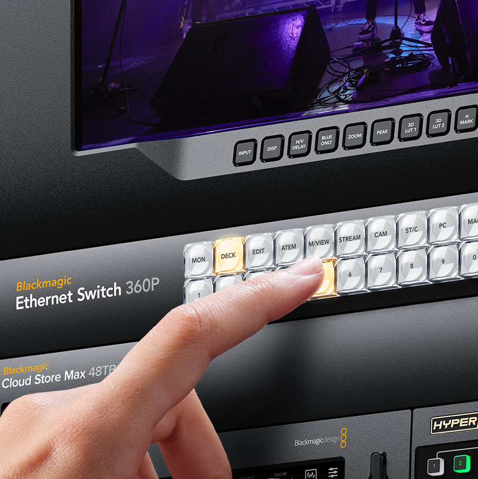 Blackmagic Ethernet Switch 360P – Routing wie an einem Videohub