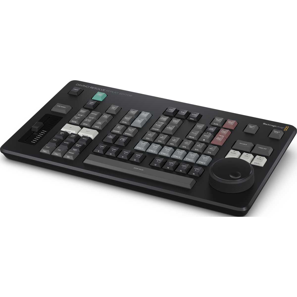 Blackmagic DaVinci Resolve Replay Editor, Schrägansicht