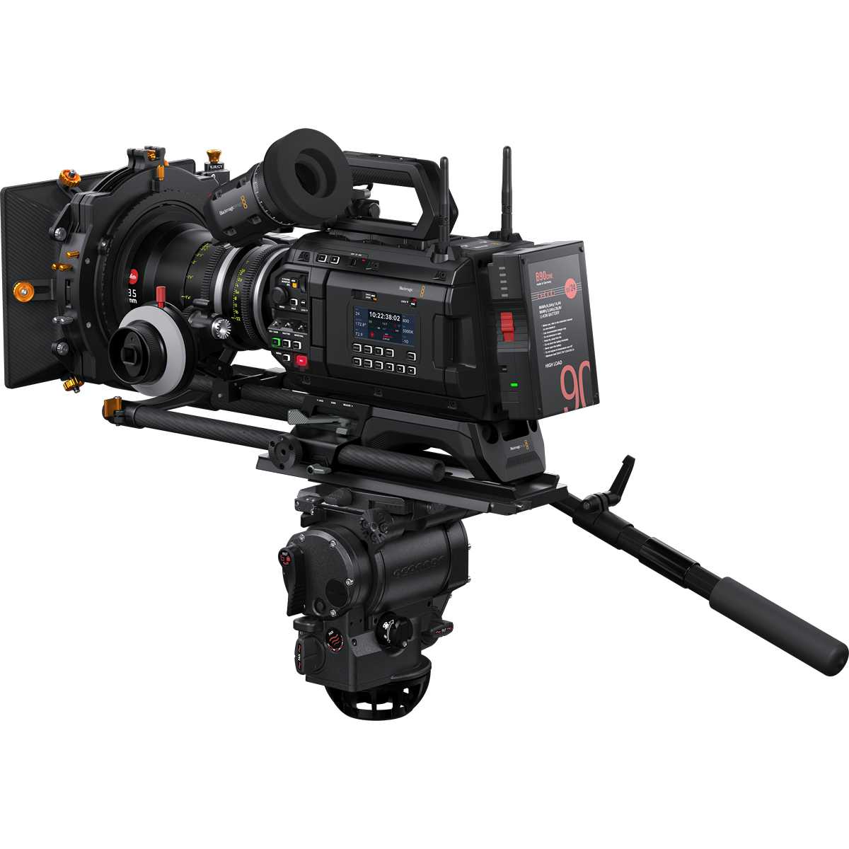Blackmagic URSA Cine 12K LF, Rückansicht