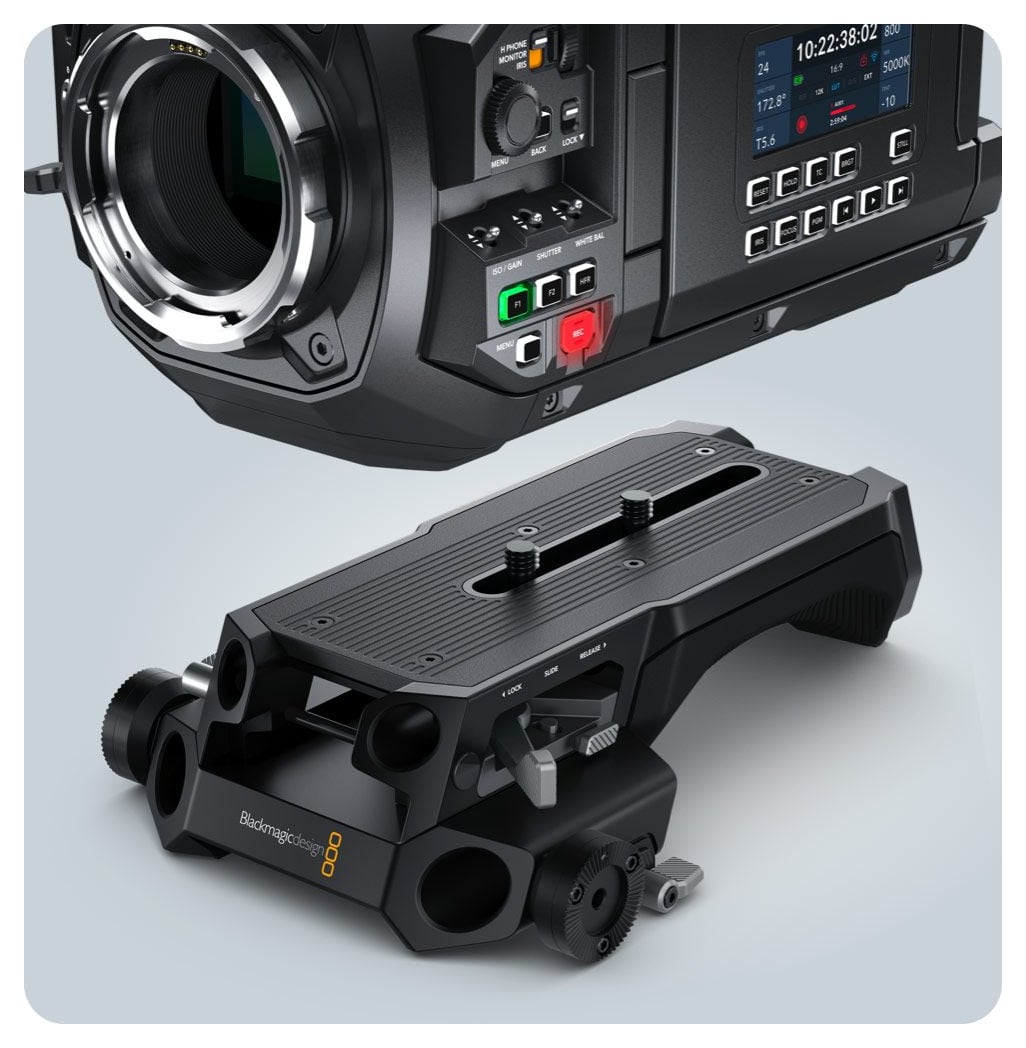Blackmagic URSA Cine Baseplate 19 – Schnelles Aufsetzen der Kamera