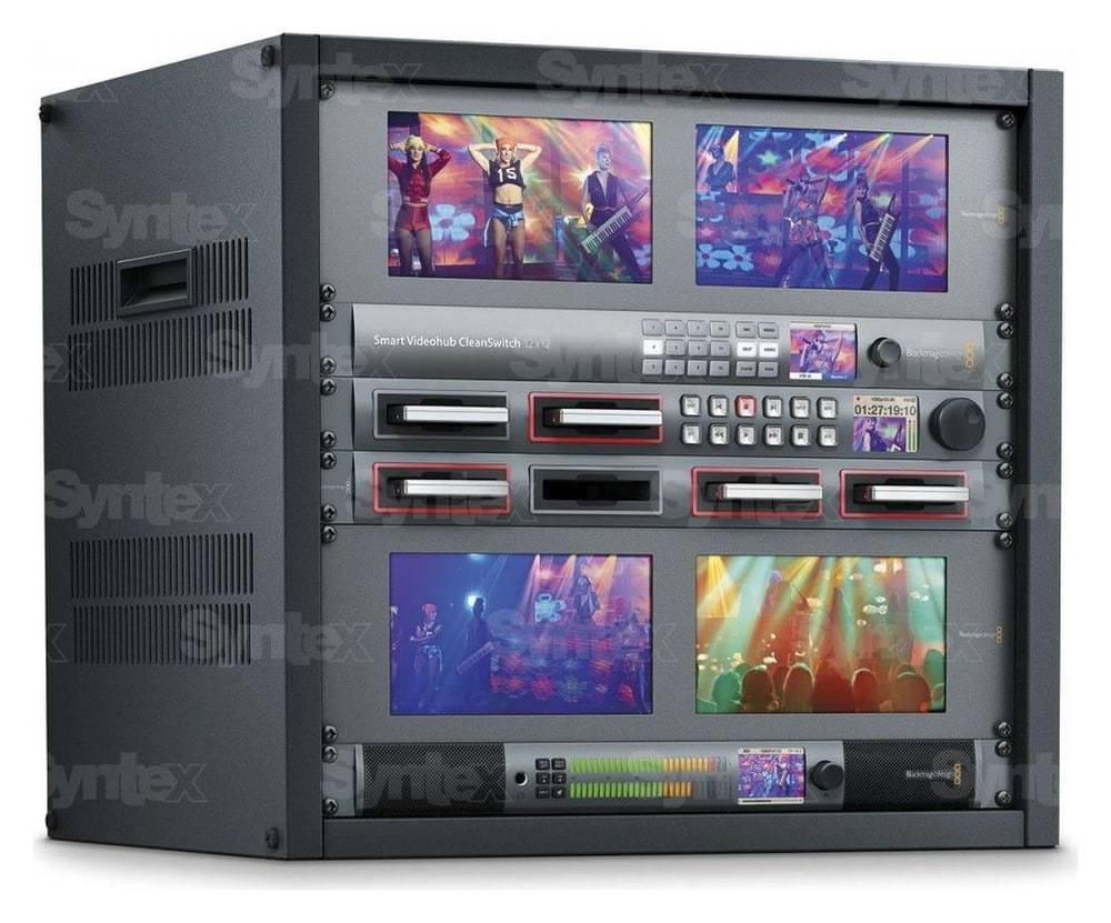 Blackmagic Smart Videohub CleanSwitch 12x12 – Passt in jedes Rack